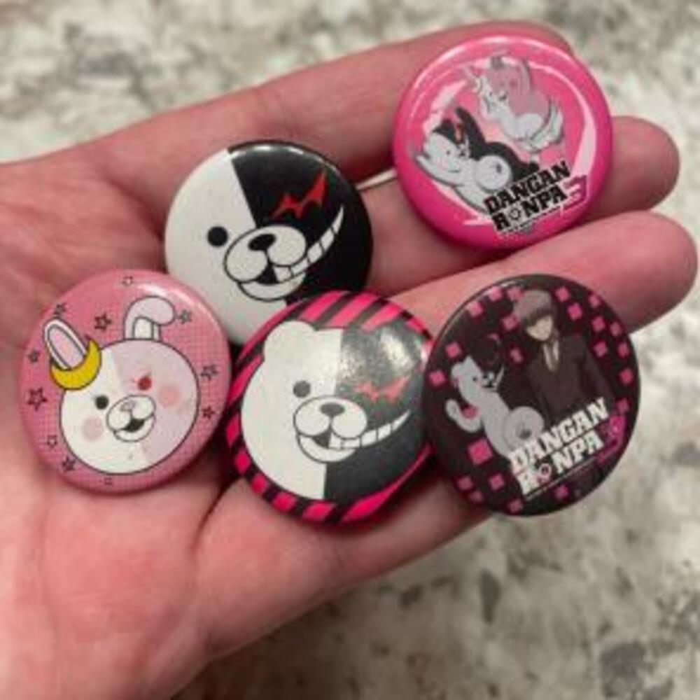 Danganronpa Pin Buttons